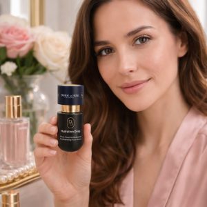 MUjer con tarro Hydration)