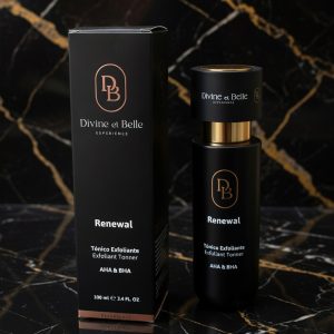 Renewal Estuche y bote fondo marmol dorado